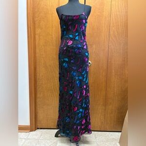 Elegant Multicolor Evening Dress